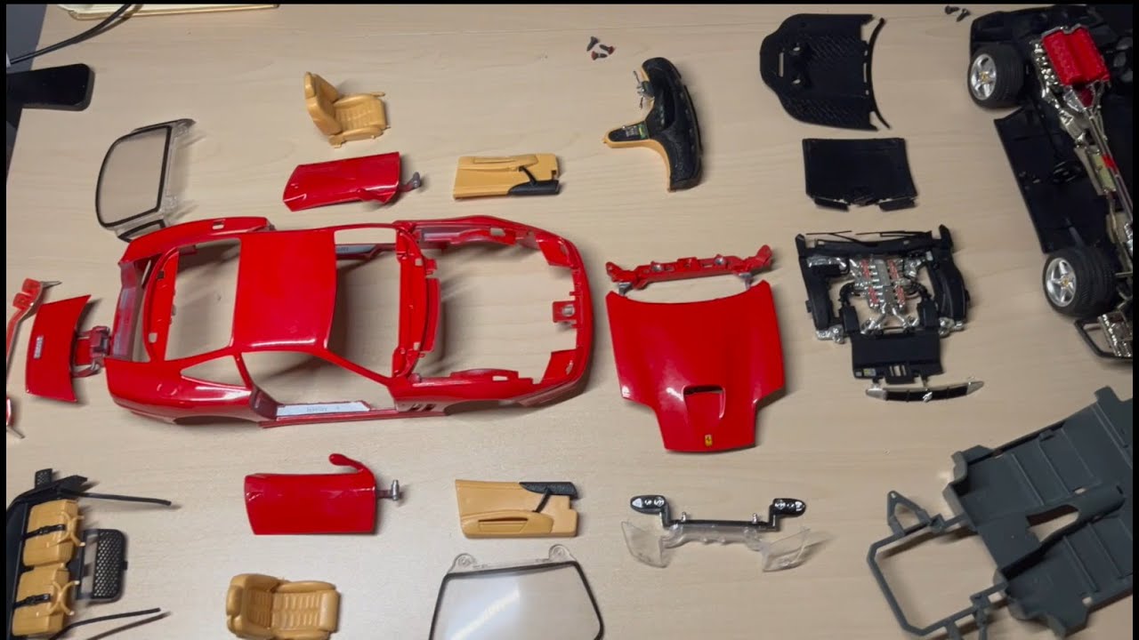 Assembly of a 1996 Ferrari 550 Maranello