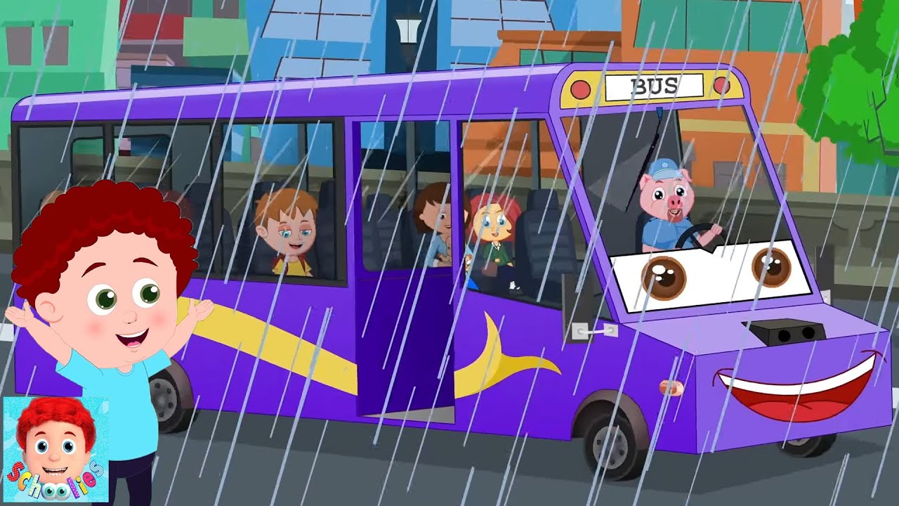 Räder auf dem Bus Mitsinglied und Mehr Kinderreime für Kleinkinder