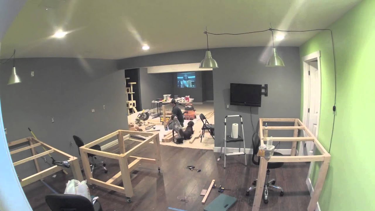 Time Lapse of Surprise Craft Room Build w/ Reveal