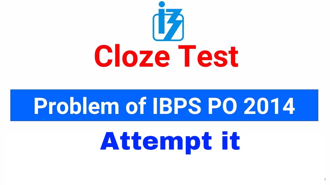 Cloze Test | A Problem of IBPS PO 2014 Exam | Evaluate yourself for IBPS PO | RRB PO | SBI PO