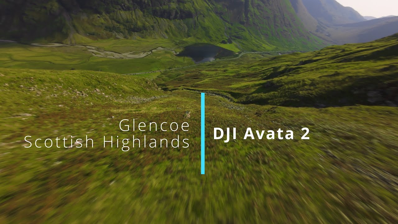 4K DJI Avata 2 Long Range Cinematic FPV-Glencoe Scottish Highlands