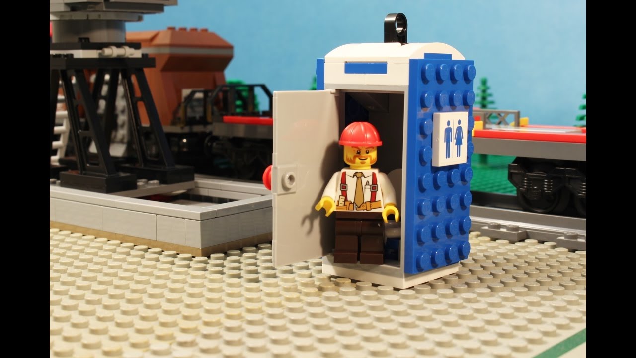 LEGO Portable Toilet - Stop Motion Video