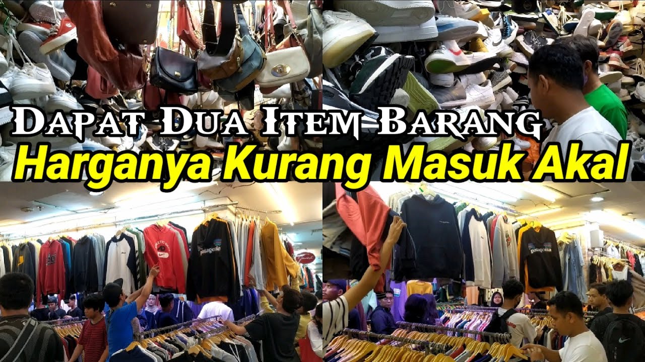 THRIFTING MODAL 450 RIBU CUMA DAPAT DUA ITEM BARANG DI PASAR SENEN