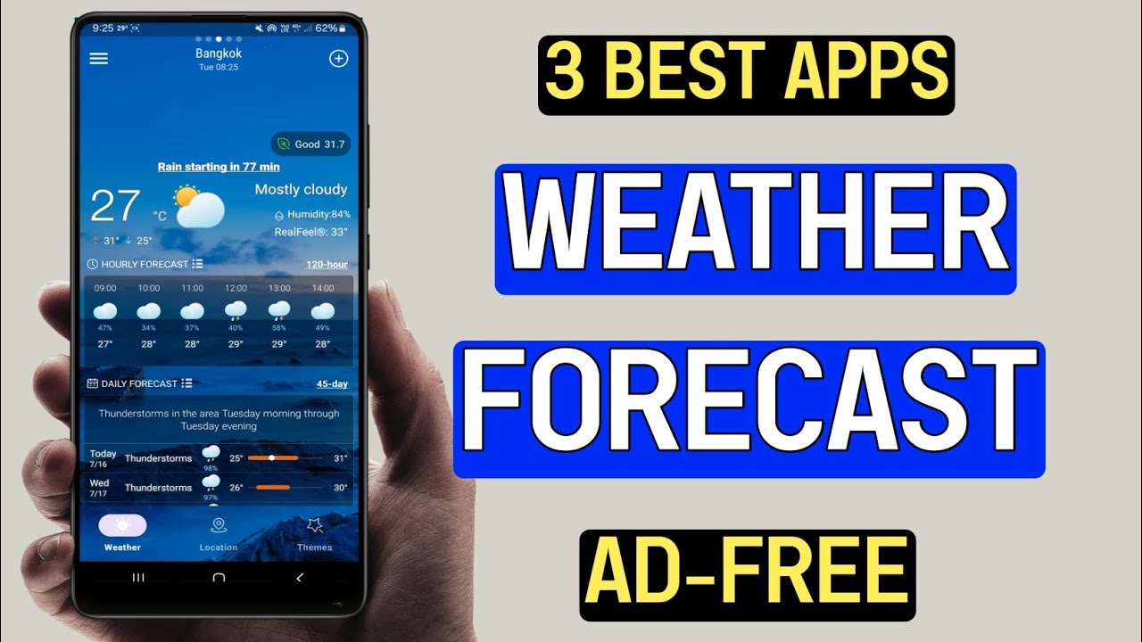 3 Best Free Weather Forecast Apps For Android