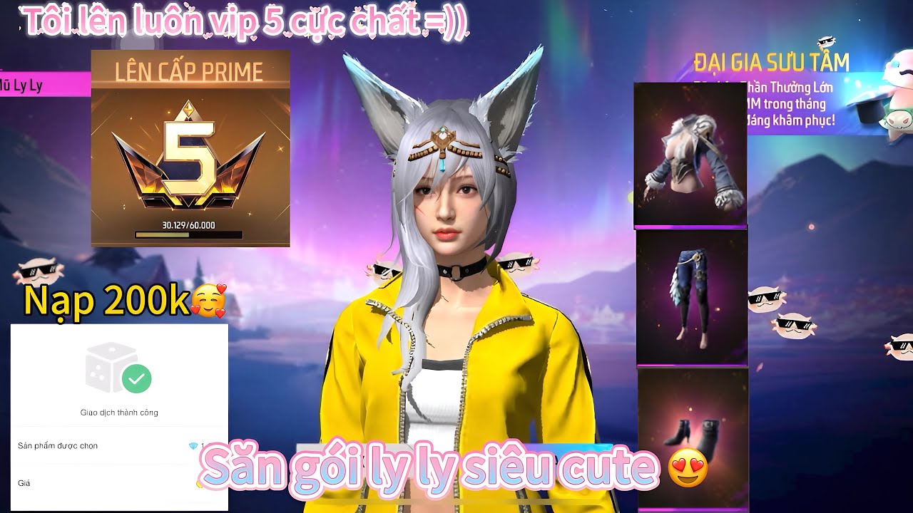 Tiêu kim cương Săn Full gói ly ly tôi lên luôn Vip 5 nhận thêm 300 kim cương cực lời:)