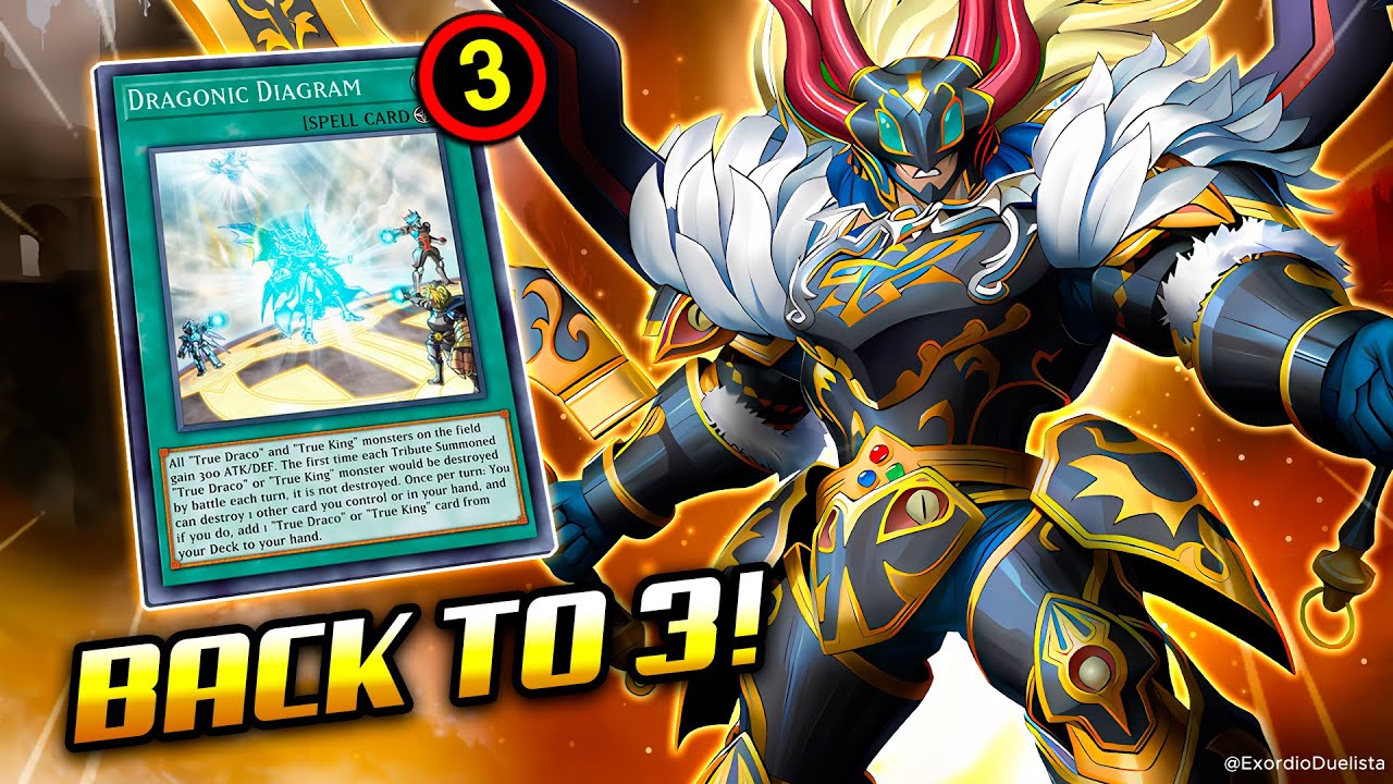 TRIPLE DIAGRAM & NEW SUPPORT❗ TRUE DRACO deck Post September 2025 BANLIST 🚫 | MDPRO3 Replays