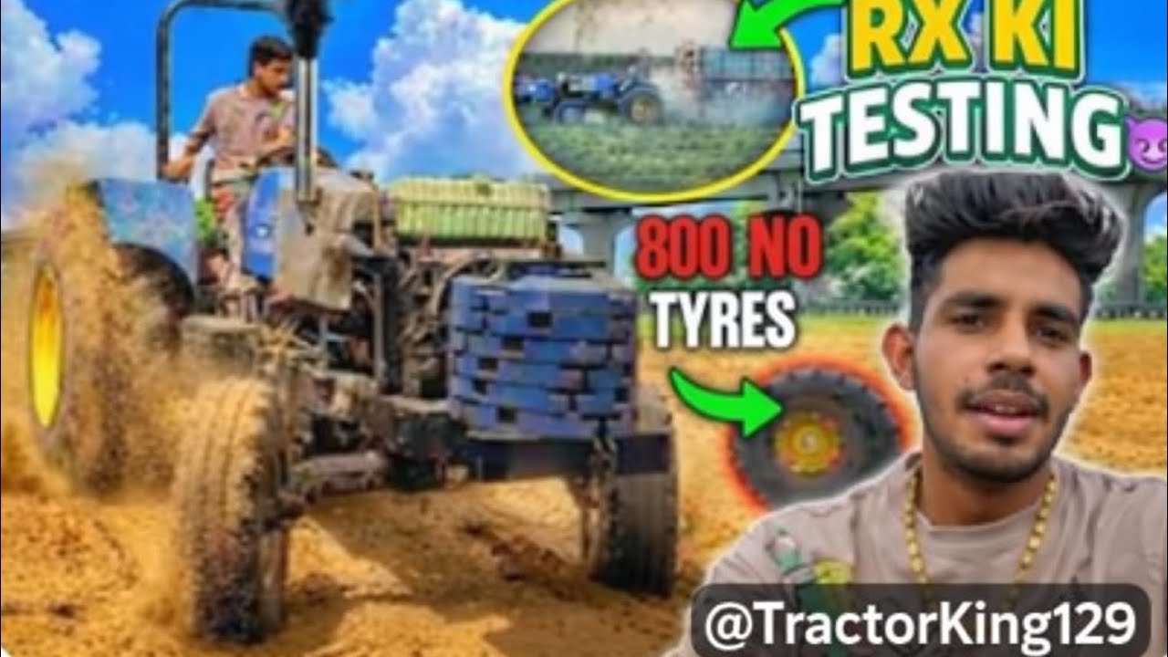 New biggest tyre 800No || अपना rx कल के tournament के लिए ready कर दिया