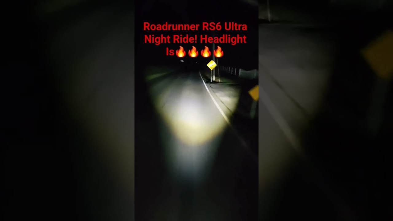 Roadrunner RS6 Ultra Headlight is 🔥🔥🔥🔥🔥!!!#roadrunnerscooters #scooters #rs6 #pev #pevcommunity