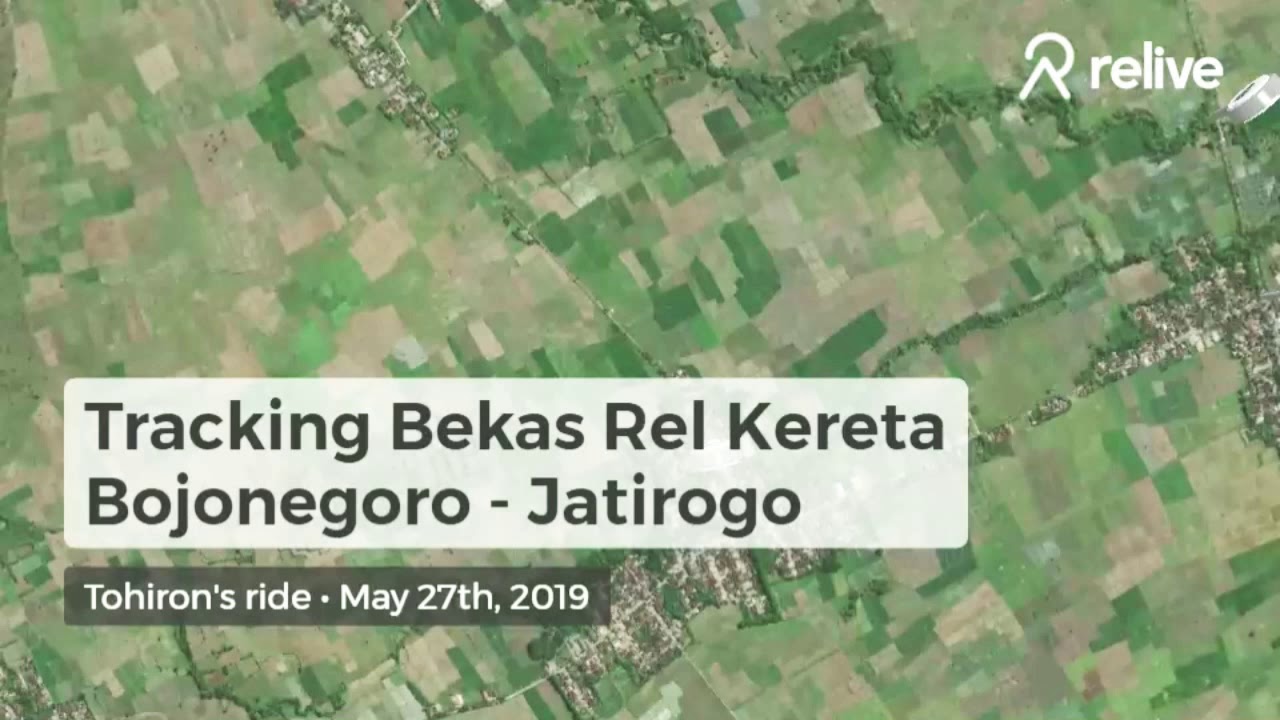 Tracking Bekas Rel Kereta Bojonegoro - Jatirogo (Gowes Tuban)