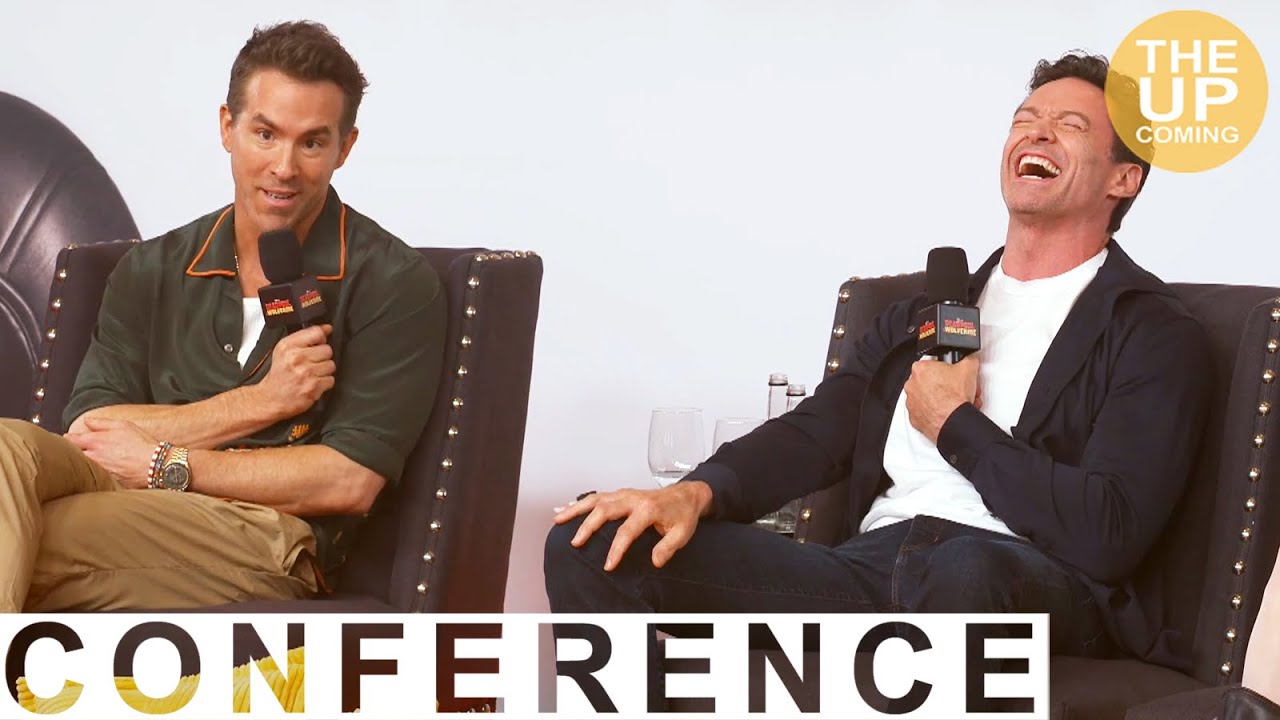 Deadpool & Wolverine full press conference Ryan Reynolds, Hugh Jackman, Emma Corrin, Shawn Levy