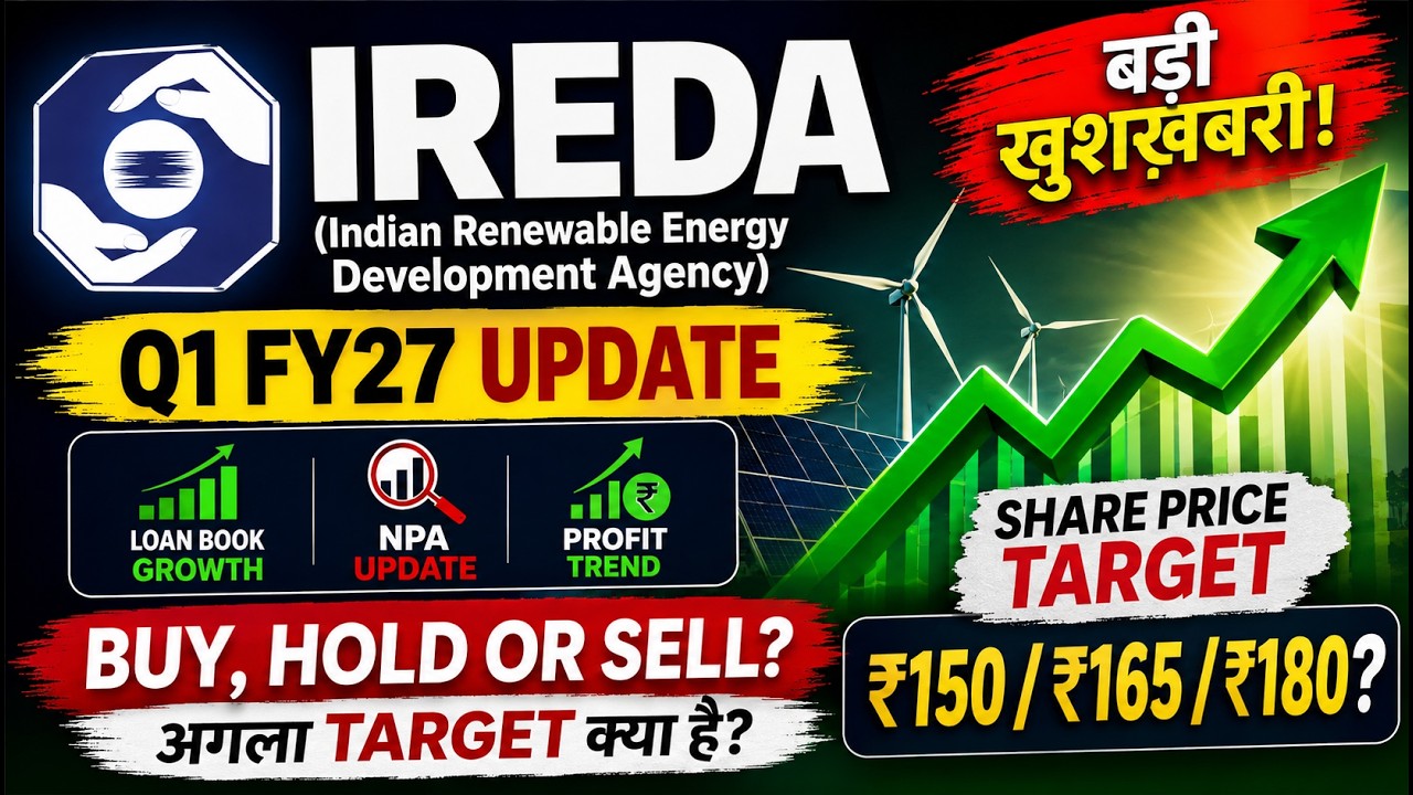 IREDA Share Price Target 2026 🔥 Q1 FY27 Results, Latest News & Future Target