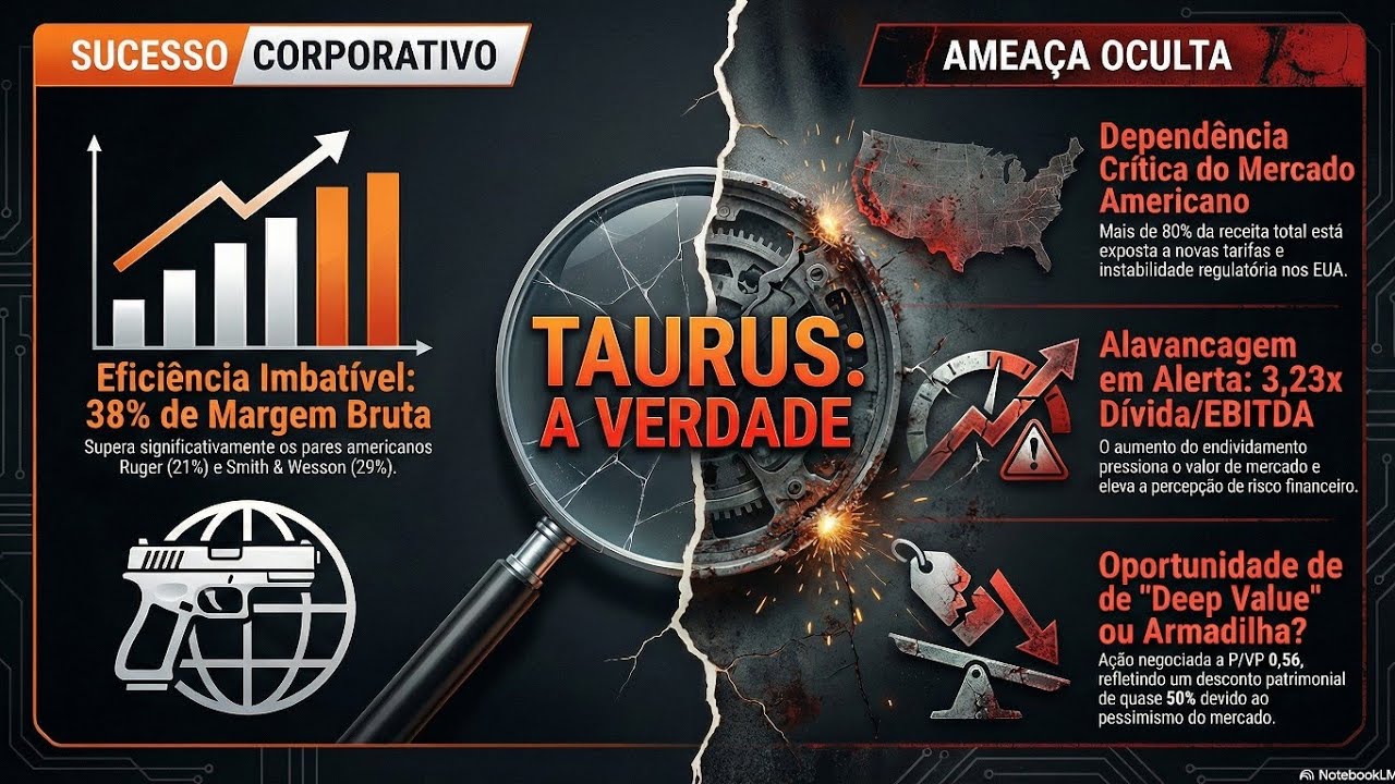 Taurus (TASA4): O Paradoxo do 'Deep Value' &mdash; Margens L&iacute;deres a Pre&ccedil;o de Liquida&ccedil;&atilde;o