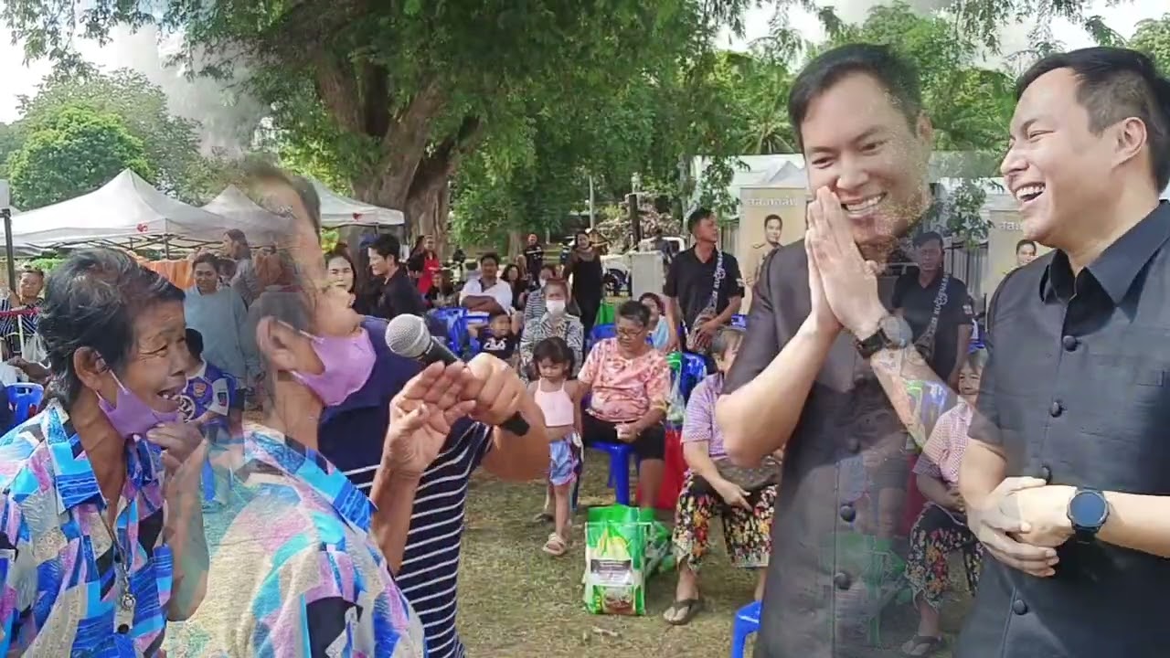 สส.กอล์ฟทำบุญใหญ่แจกข้าวสาร เพื่อเป็นพระราชกุศล ๖ ธันวาคม ๖๘ โรงงานกระดาษไทย จ.กาญจนบุรี