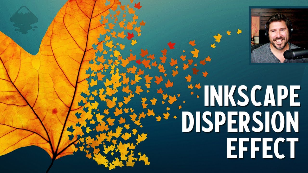 Учебное пособие по эффекту дисперсии в Inkscape: простая маскировка + метод распыления с помощью ...