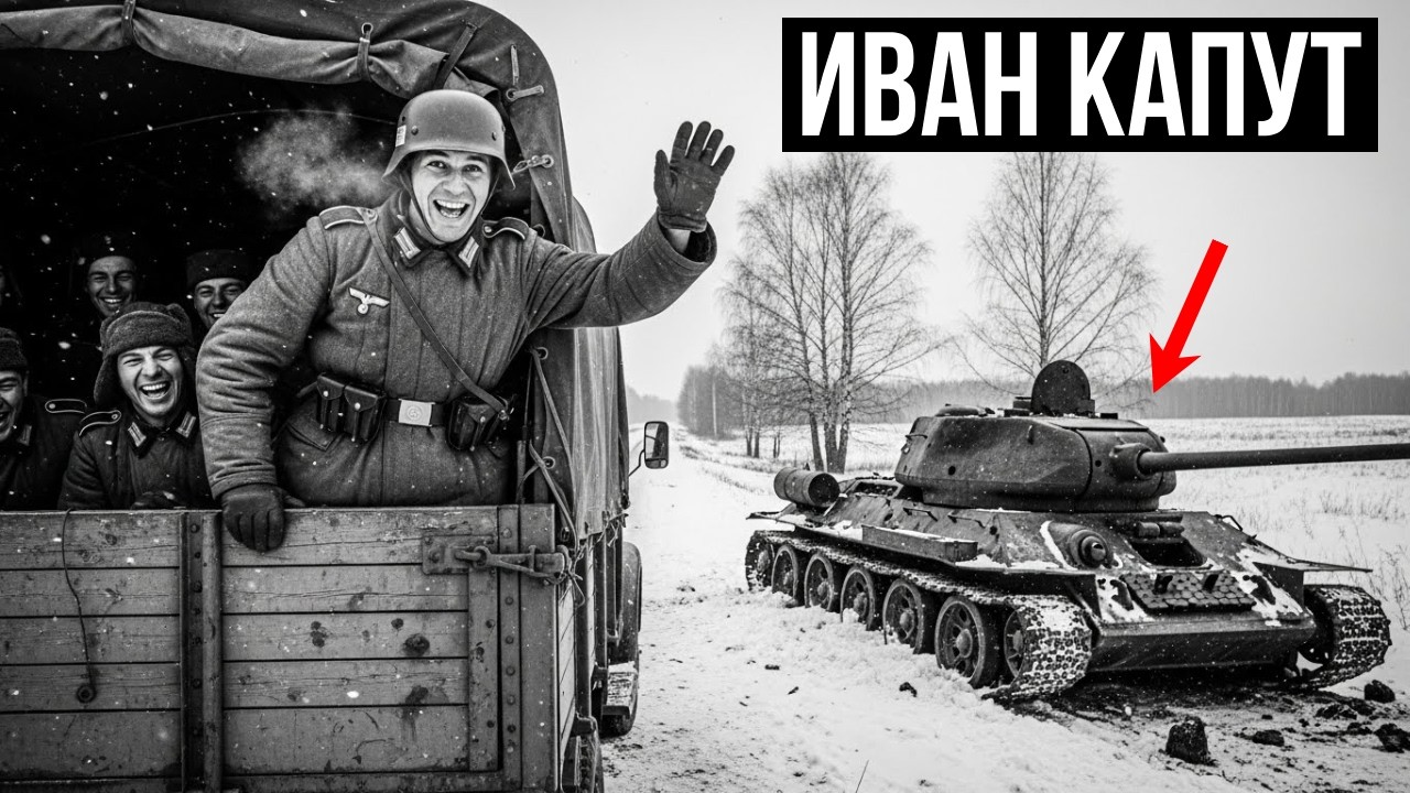 НЕМЦЫ СМЕЯЛИСЬ НАД ЭТИМ ТАНКОМ — ПОКА ОН НЕ СЖЁГ ИХ КОЛОННУ