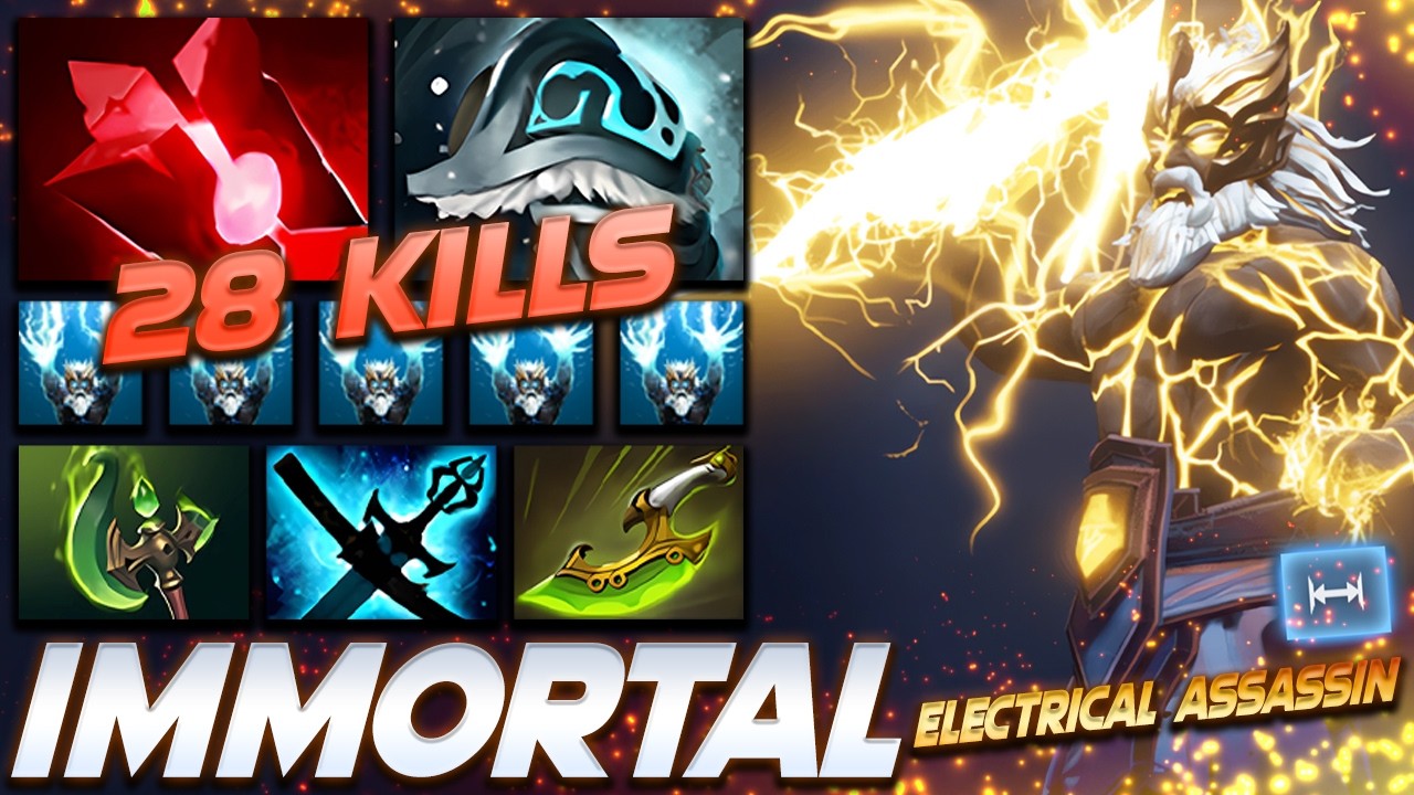 ZEUS 28 FRAGS ELECTRO ASSASSIN - Dota 2 Pro Gameplay [Watch & Learn]