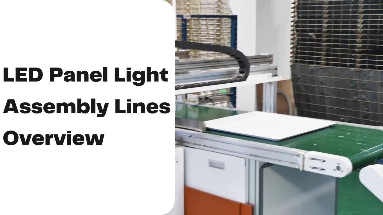 130,000pcs Per Month Panel Light Assembly Lines Production Process
