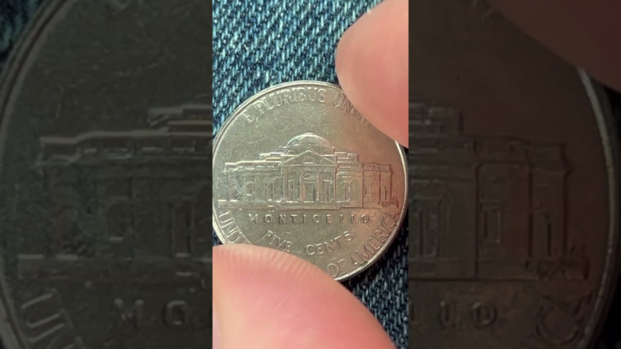2016 P JEFFERSON NICKEL - OBVERSE AND REVERSE OF COIN