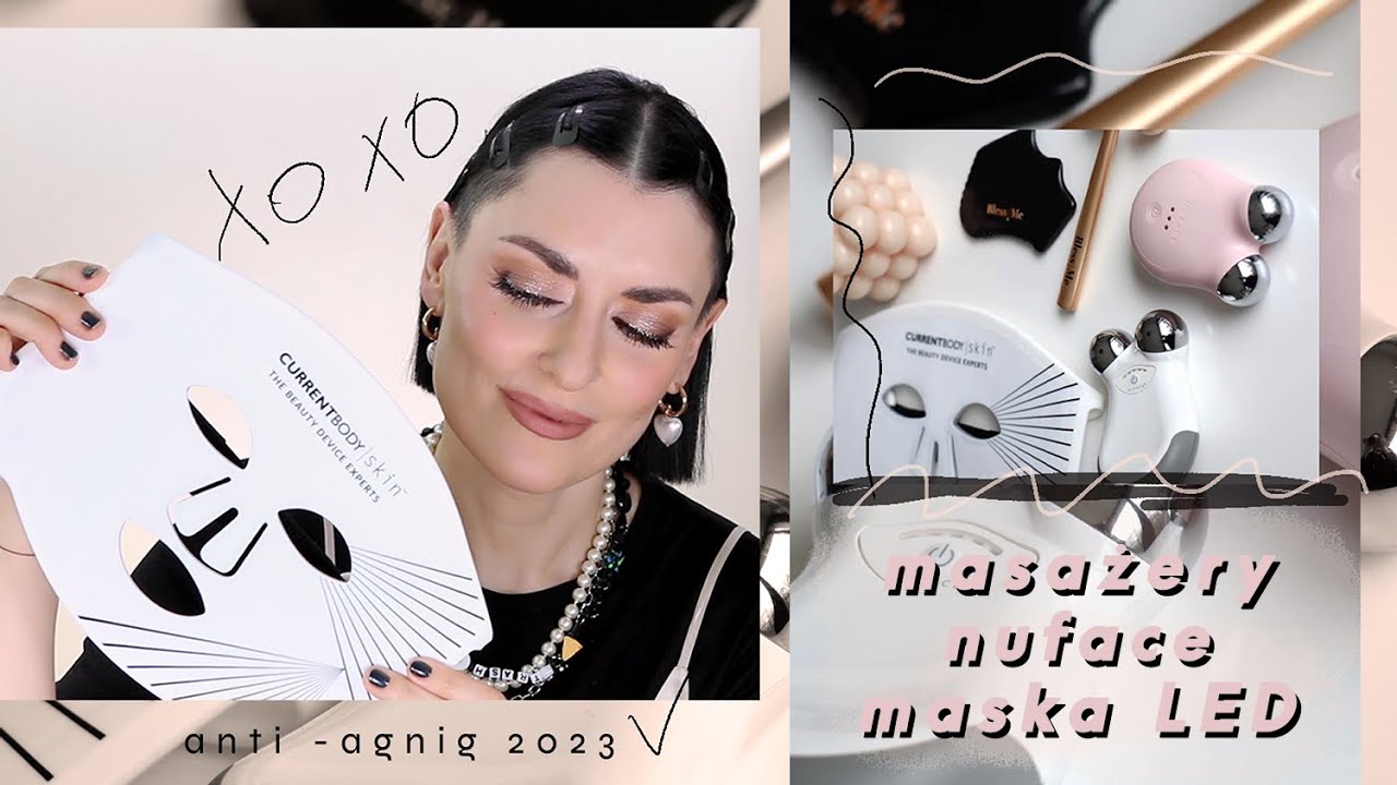 MASKA LED 🚨 ODMŁADZANIE SKÓRY W 10 MINUT?  MASAŻERY & UPDATE NUFACE PO 3 LATACH UŻYWANIA!