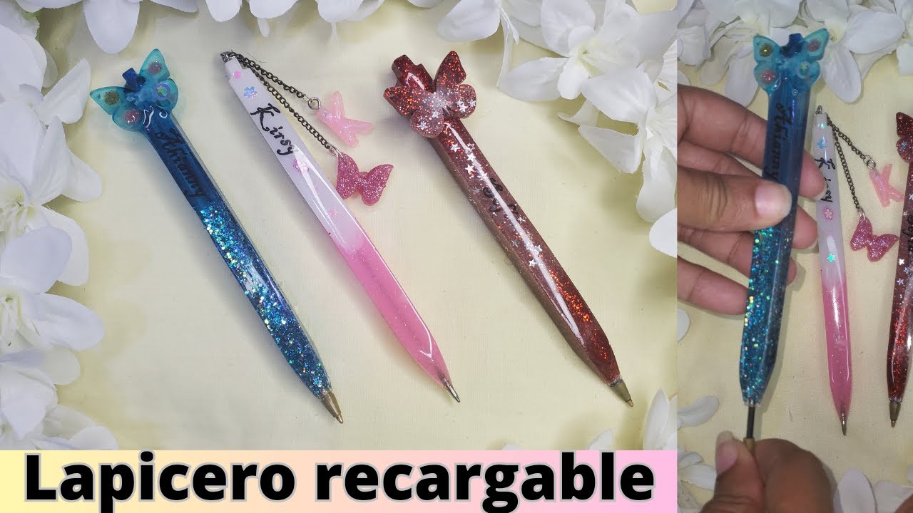 Lapicero en Resina RECARGABLE