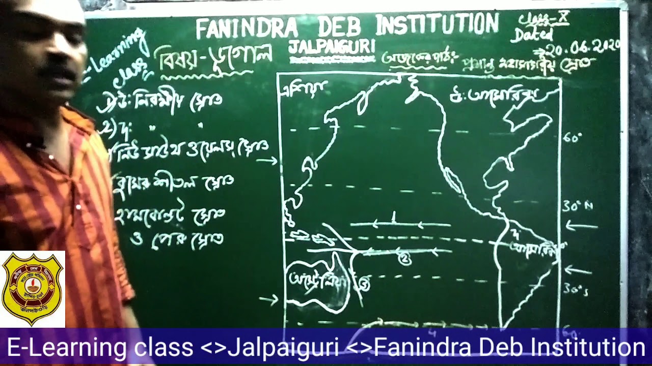 প্রশান্ত মহাসাগরীয় স্রোত।দশম শ্রেণী ।ভূগোল