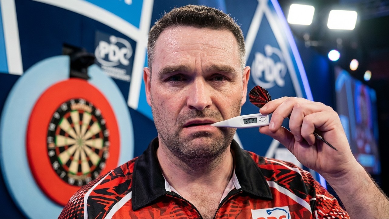 I Might Be Sick But Im Still Playing Darts! One Hundred At 20s!