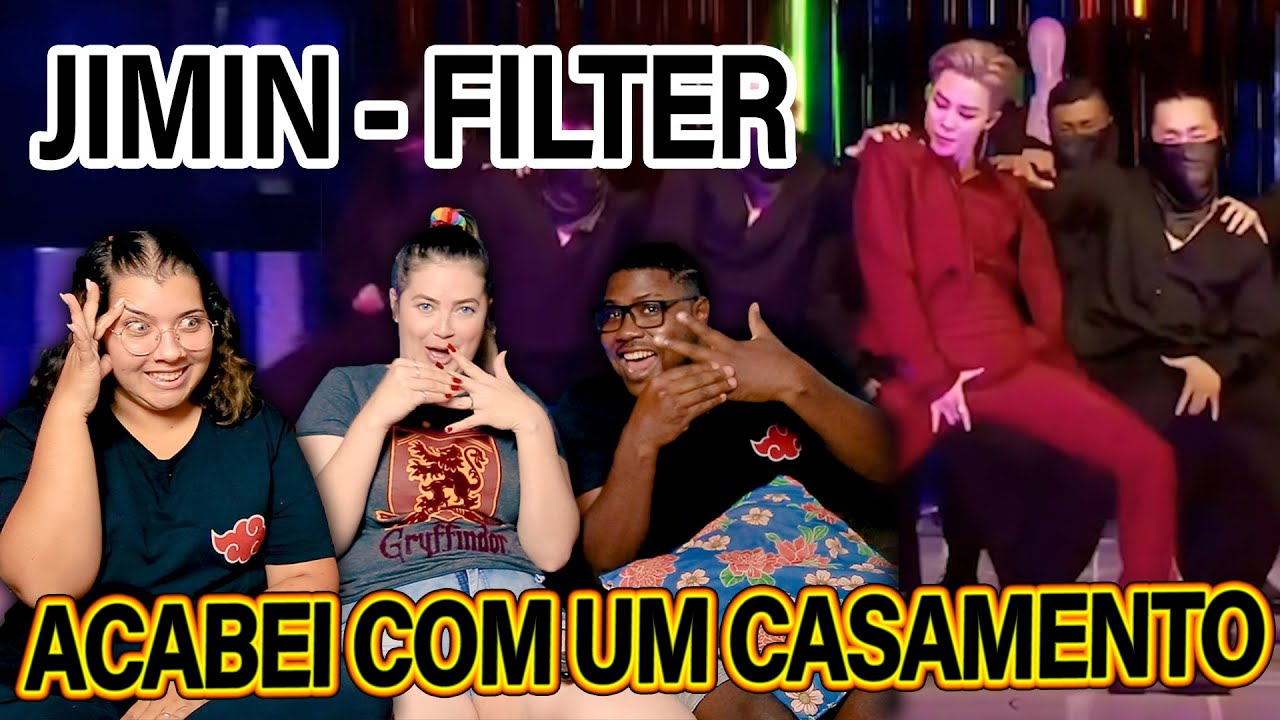 REAGINDO A FILTER DO JIMIN (LIVE) | REAGINDO A BTS | REACT BRASIL | PROFESSOR DE DANÇA