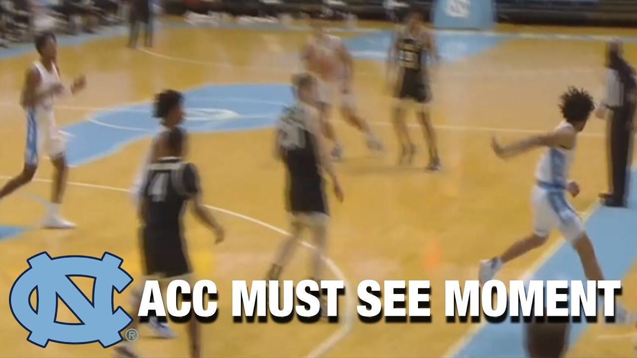 North Carolina's R.J. Davis' Hustle Turns Into An Armando Bacot Slam Dunk | ACC Must See Moment
