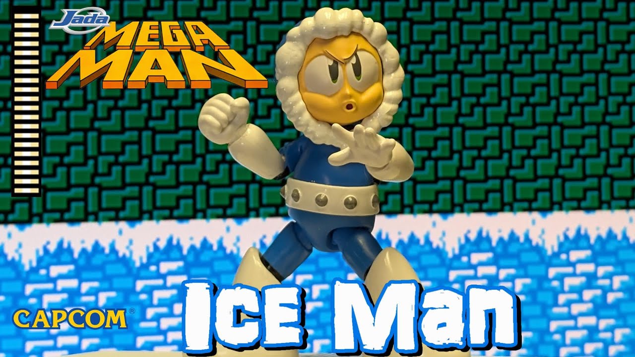 Jada Toys Ice Man Action Figure from the Mega Man 1 Classic NES Game Unboxing & Review.