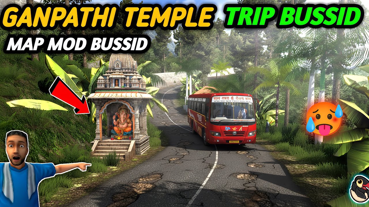 СКАЧАТЬ! 🔥 Новый мод карты храма Ганпати для Bus Simulator Indonesia | Bussid Mod Map 4.3.3