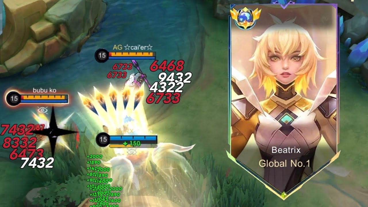 BEATRIX WTF DAMAGE BROKEN BUILD FOR SOLO RANK MATCH! | (must watch) -MLBB