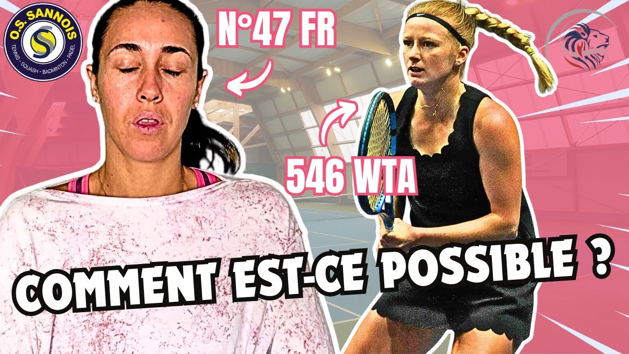 Au BORD du MALAISE 😵‍💫 N°47 FR vs 536 WTA (Ex 246) - (Pro B : OS Sannois vs RC Arras Tennis)