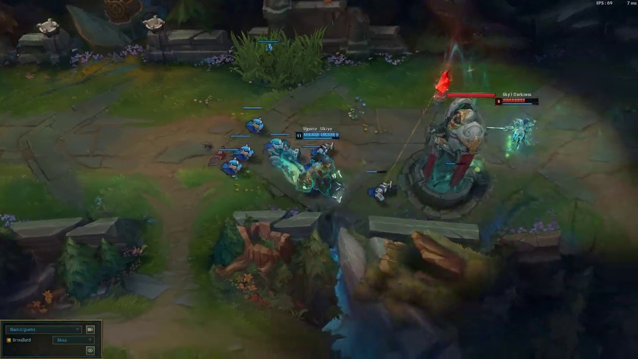 Never gank Illaoi and even more when she is FED !