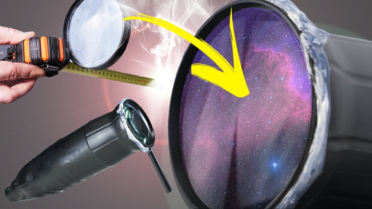 Teleskop selber bauen! DIY Fernrohr für 5€ 🌗🔭
