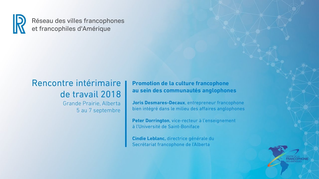 Promotion de la culture francophone au sein communautés anglophones