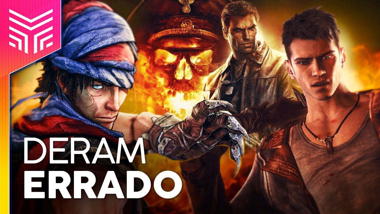 REBOOTS DOS GAMES QUE DERAM ERRADO | Rankeado #61