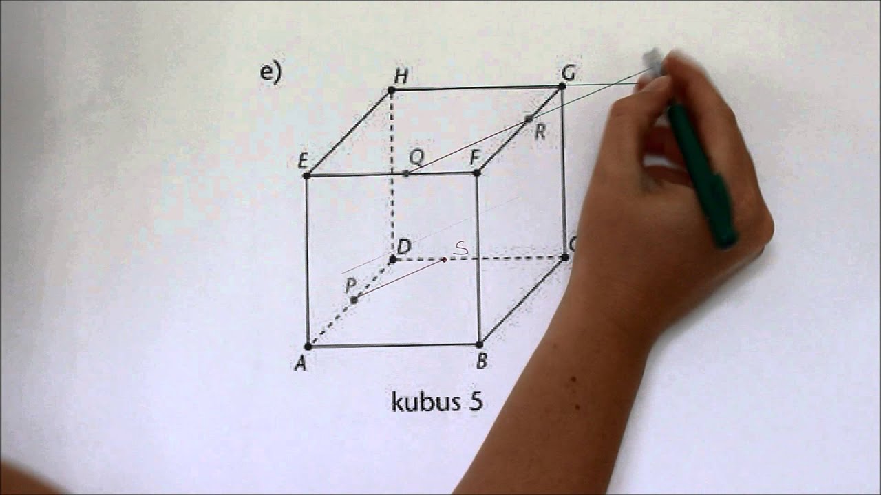 Doorsnede kubus