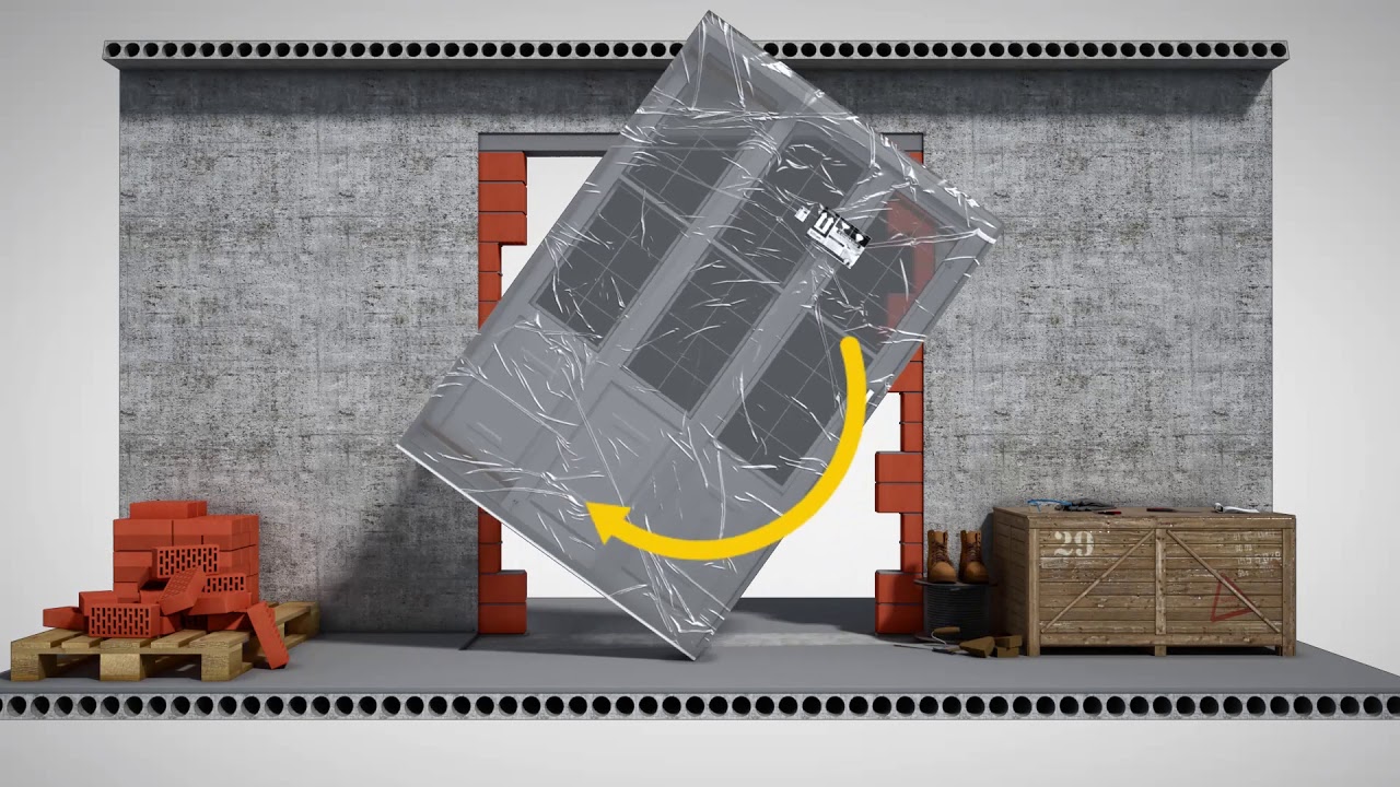 Instalação Porta de Correr de Aço