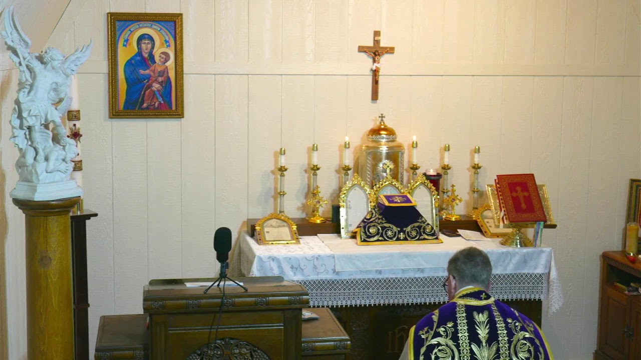 Fr. Altman Celebrating Holy Mass:  2-27-26