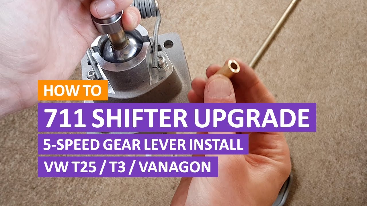 VW T3 / T25 / Vanagon - 711 Shifter Upgrade - 5-speed Gear Lever Install