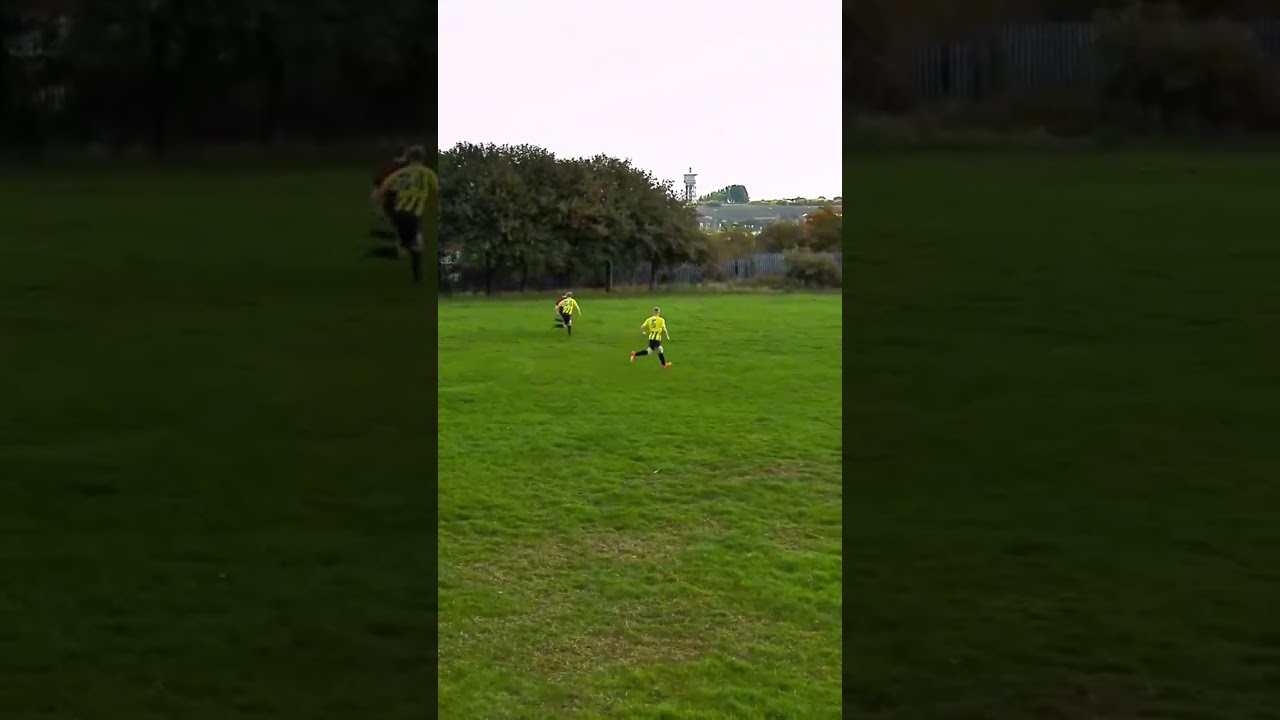 Keeper nearly caught out but reacted fast to stop the attack 