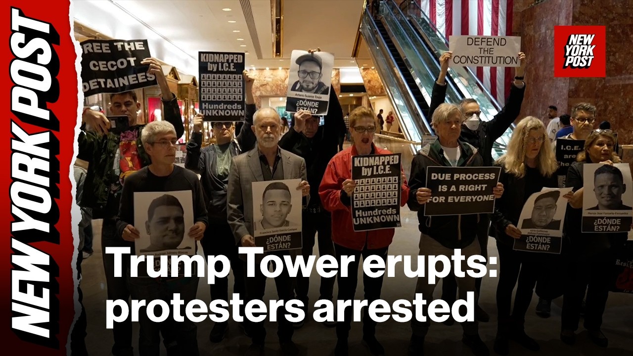 'Bring them back!' chanted protesters arrested at Trump Tower