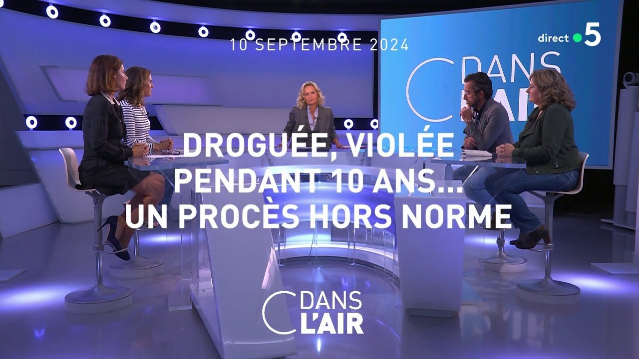 Droguée, violée pendant 10 ans... un procès hors-norme - #cdanslair 10.09.2024