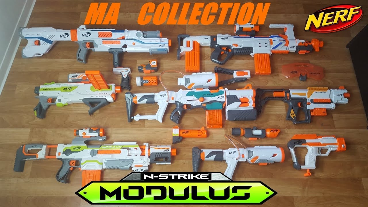 MA COLLECTION DE NERF MODULUS en français FR HD