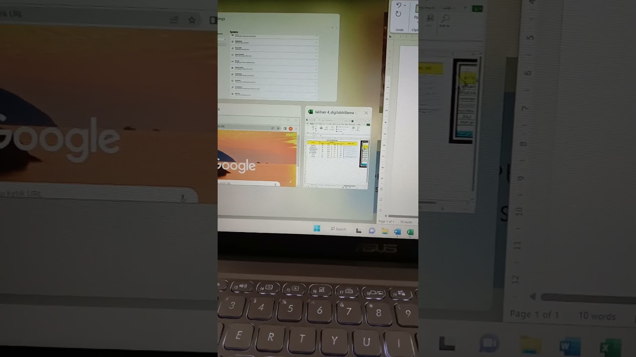 cara membagi layar 2 bagian di laptop 