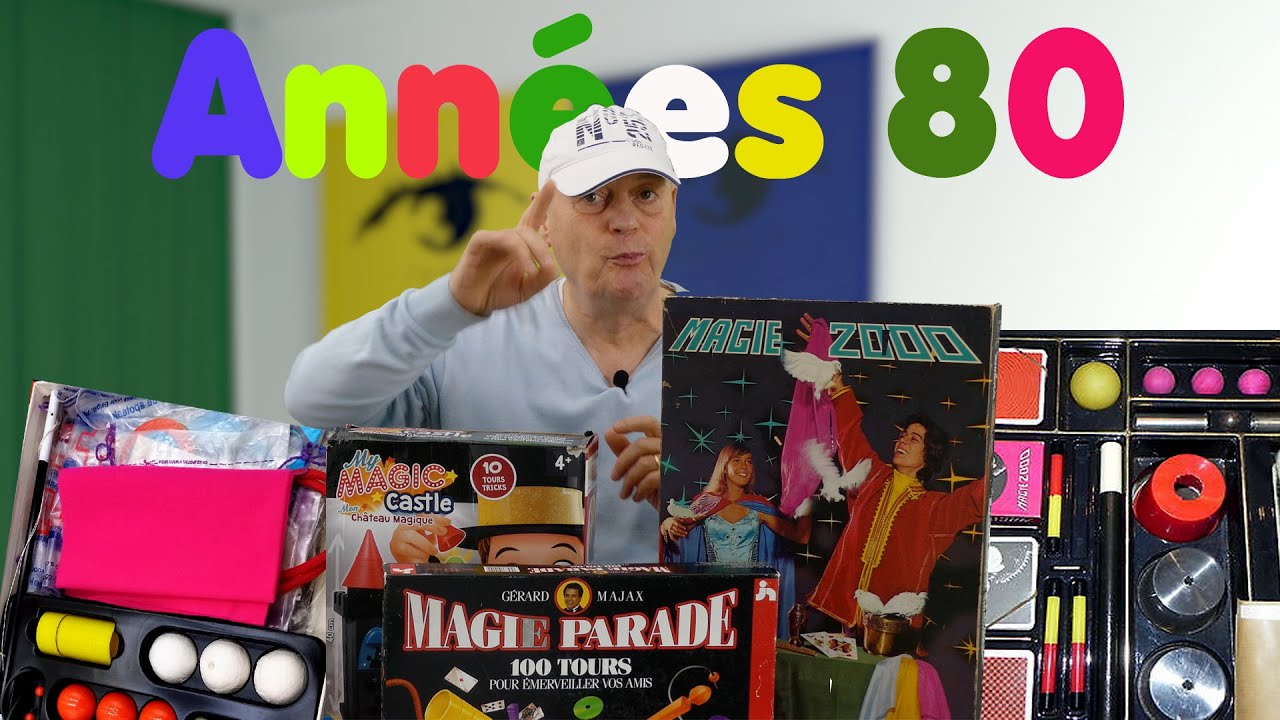 3 COFFRETS DE MAGIE CULTES DES ANNÉES 80  (sous titré) 3️⃣🎩✨🪄