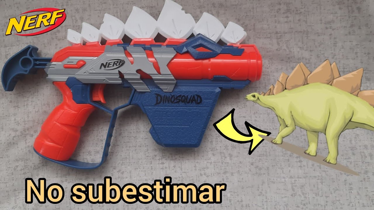 MAS DINOSAURIO || Nerf stego smash || Unboxing y review.