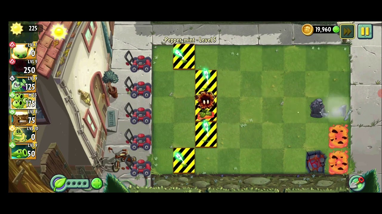 PvZ 2 - Plant of the Week - Pepper Mint - Level 5