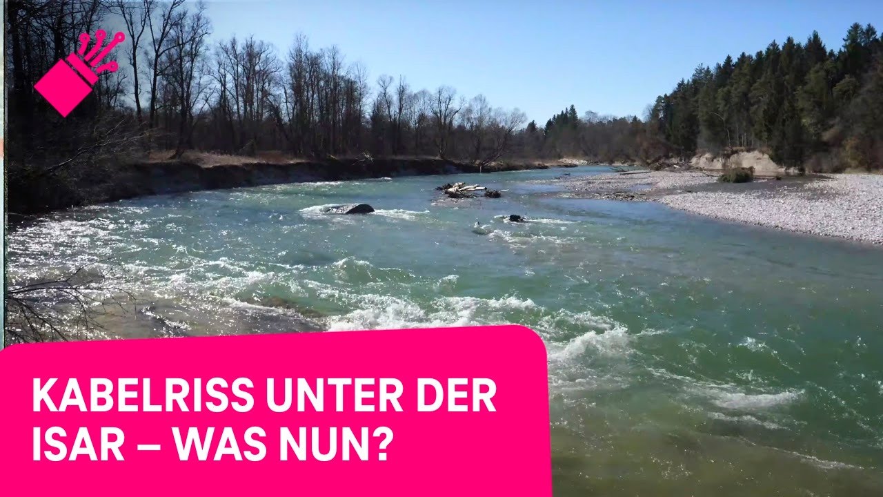 Baustelle am Fluss: So verlegen wir Glasfaser unter der Isar