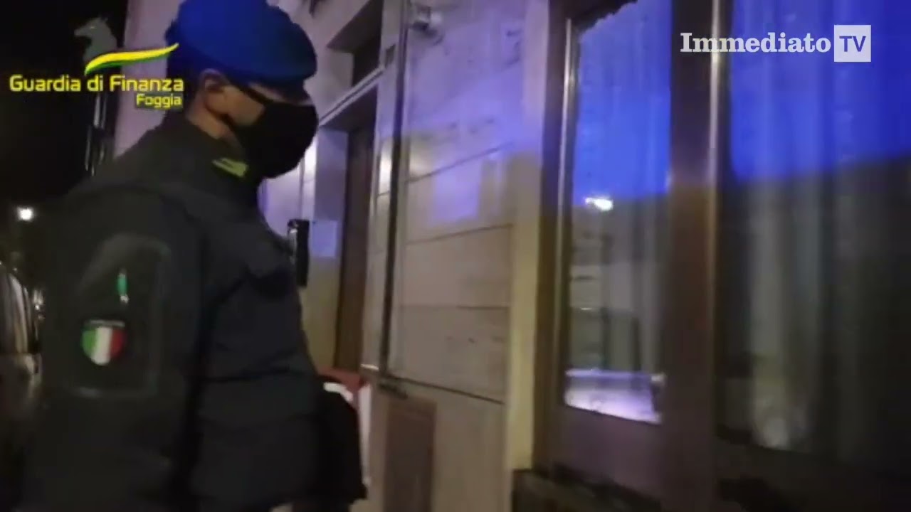 GDF FOGGIA: SPACCIO DI DROGA IN DUE CIRCOLI RICREATIVI AD ORTA NOVA, 10 ARRESTI